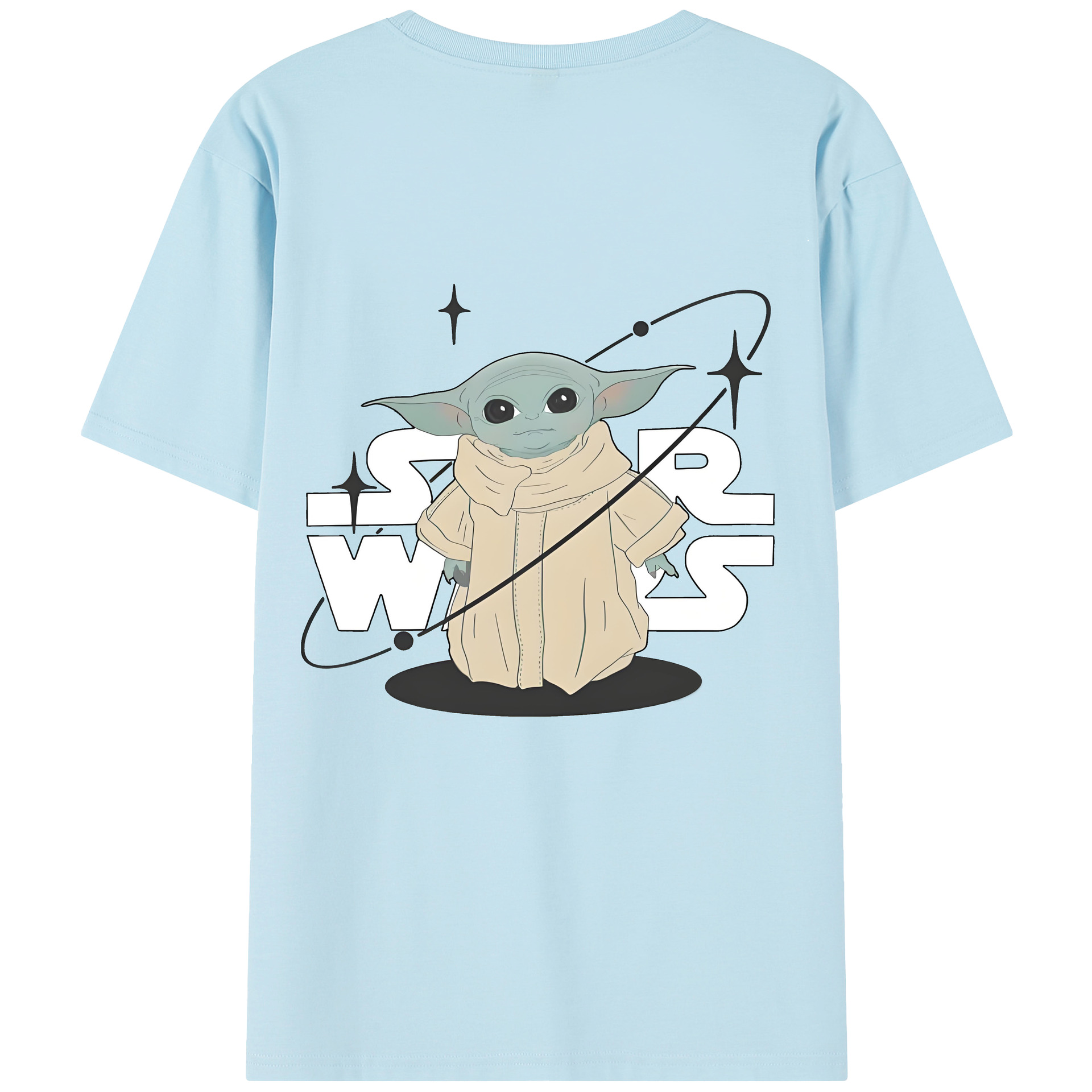 （画像用） スター・ウォーズ Star Wars 綿100％半袖Tシャツ（背面プリント）